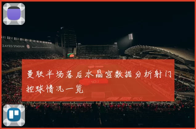 曼联半场落后水晶宫数据分析射门控球情况一览